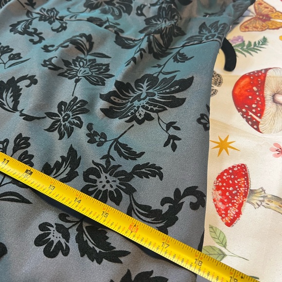 Whimsigoth Iridescent Floral Slip Vintage Dress - Picture 15 of 16